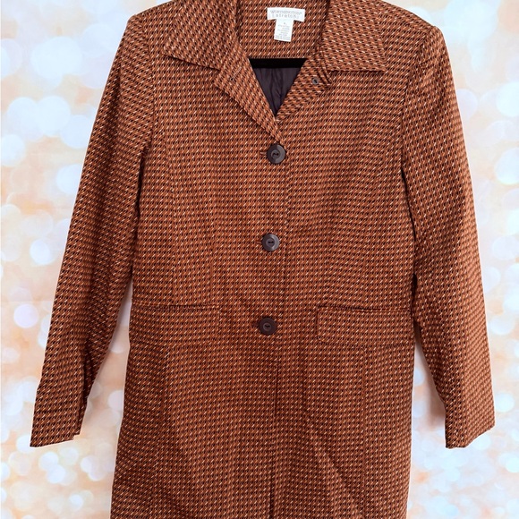 Worthington Jackets & Blazers - Worthington Brown Houndstooth Jacket. Size 8